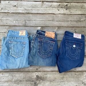 Lot of 3 True Religion Jeans Size 30